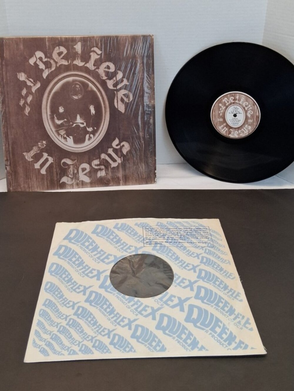 I Believe in Jesus Vinyl Record 4122NS Jim Baer Bill Krauss VTG 1974 Shrink VG+
